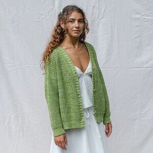 INDIGO LUNA HELGA CARDIGAN KIWI